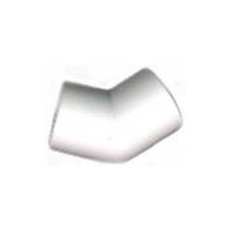 Circo Innovations Schedule 40 Pvc 45 Degree Fitting, 3"Dia., White,  148-U